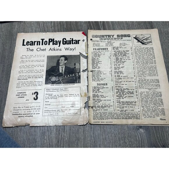 Country Song Roundup No. 38 Magazines Paperback 1955 - Picture 2 of 5